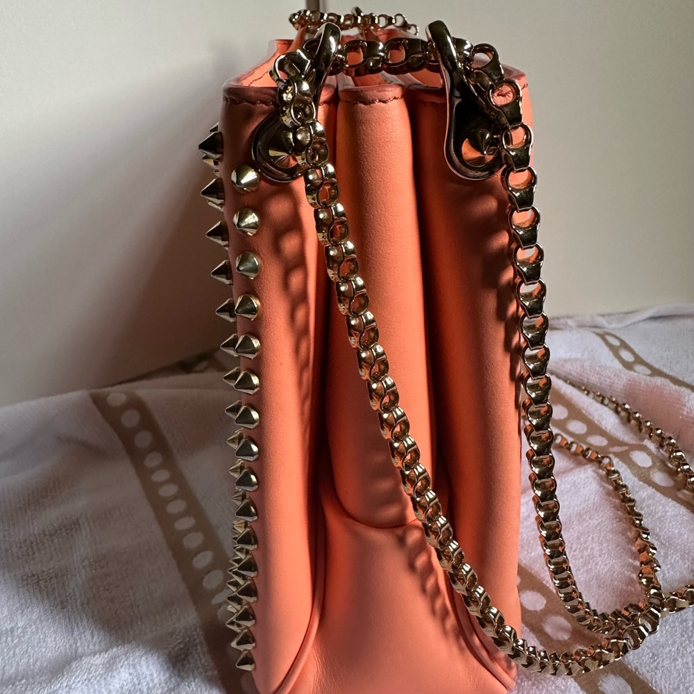 Christian Louboutin Tribouli Leather Handbag in Coral/Peach - Picture 4 of 15
